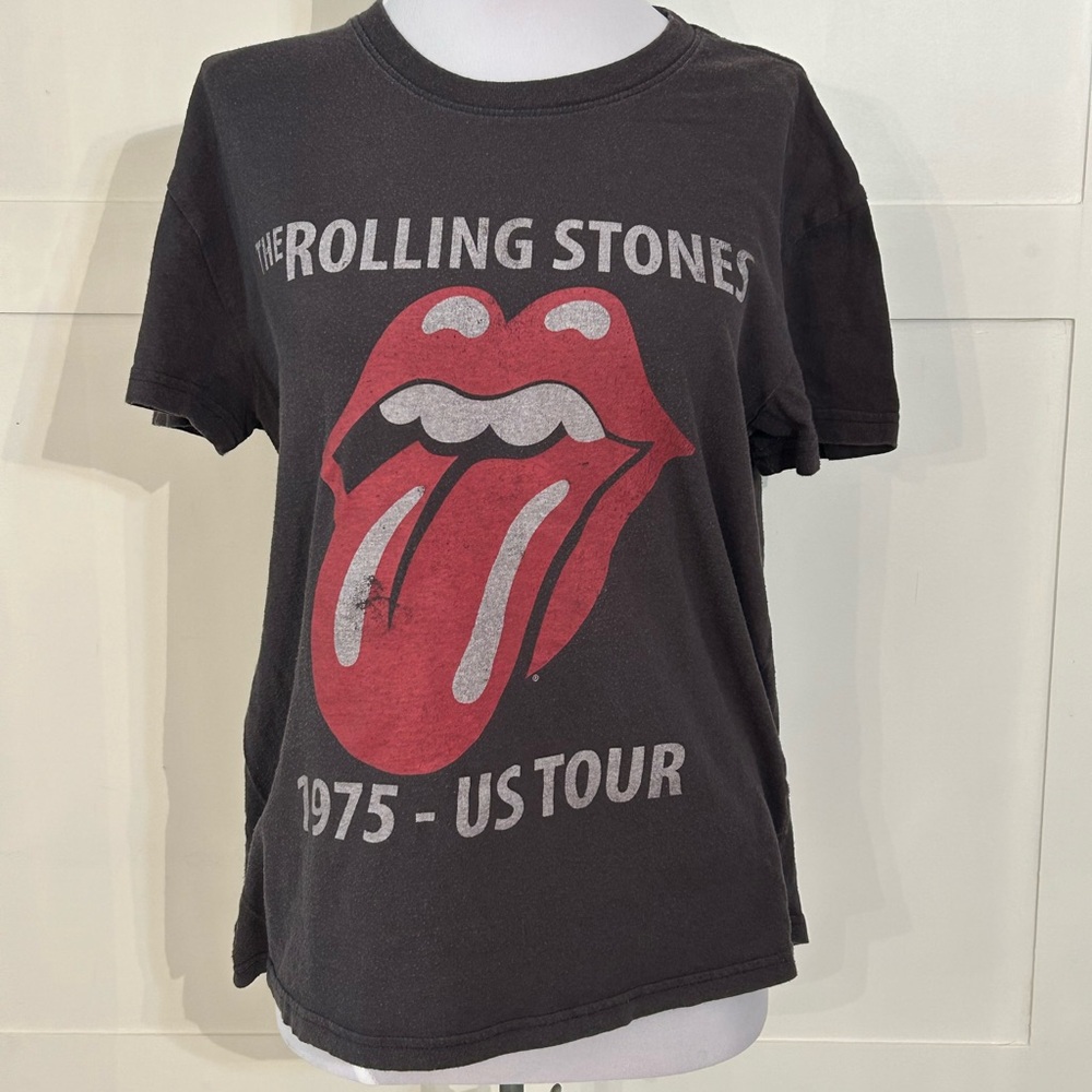 The Rolling Stones Black Cotton Tee